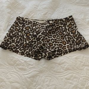 JCrew leopard print shorts 🐆